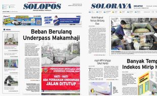 Solopos Hari Ini: Beban Berulang Underpass Makamhaji