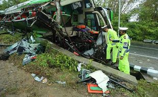 Buntut Kecelakaan di Imogiri, Bus Besar Melintas Jl Mangunan Diperketat