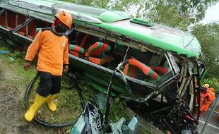 Selidiki Penyebab Laka Maut Bus Sukoharjo di Bantul, Ini Metode Polisi