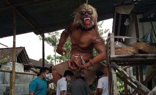 Filosofi Ogoh-Ogoh Bagi Umat Hindu di Lereng Merapi Boyolali