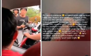 Viral! Pengawal Mobil Jenazah Pukul Spion Mobil Pengguna Jalan