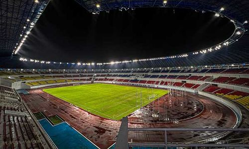 Pemenuhan Standar FIFA, Lampu Stadion Jatidiri Semarang Diuji Coba