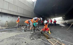 Underpass Makamhaji Lelah Kelebihan Beban