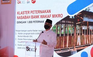 Klaster Peternakan Bank Wakaf Mikro Sasar 1.000 Nasabah di Jateng & Jatim