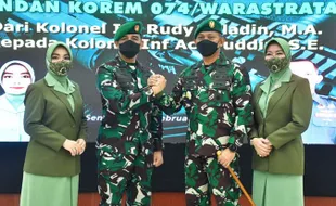 Wah, Eks Komandan Grup A Paspampres Jabat Danrem 074/Warastratama Solo