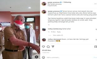 Sehari Dirawat, Ganjar Langsung Kerja Pascakecelakaan saat Bersepeda