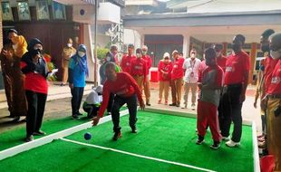 Bermain Bocce, Pemkab Wonogiri pun Dikalahkan Penyandang Disabilitas