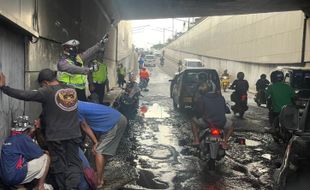 Polisi Dikerahkan Atur Lalu Lintas Saat Underpass Makamhaji Ditutup