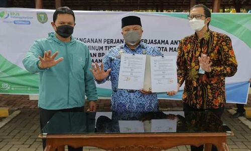 1.144 Marbot hingga Penggali Makam di Madiun Dapat Dua Jaminan Ini