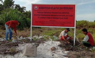 KKP Setop Penambangan Pasir Laut di Pulau Babi, Beting Aceh, dan Rupat