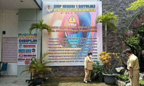 SMPN 1 Boyolali Maju ke Penilaian Sekolah Adiwiyata Provinsi Jateng