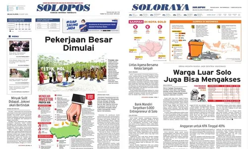 Solopos Hari Ini: Pekerjaan Besar Pembangunan IKN Dimulai