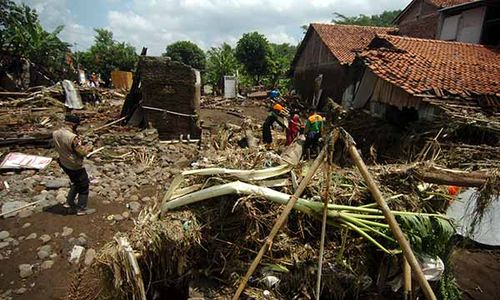 5 Rumah Hancur, Begini Kondisi Pasca Banjir Bandang di Brebes