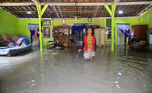 Dipicu Hujan dan Luapan Sungai, Banjir Rendam Ratusan Rumah di Grobogan