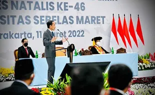 Foto-Foto Presiden Joko Widodo Hadiri Dies Natalis ke-46 UNS Solo