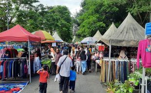 Pemkab Endus Jual Beli Lapak Pasar Sabtu-Minggu Alun-Alun Karanganyar