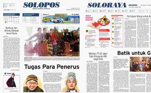 Solopos Hari Ini: Tugas Para Penerus