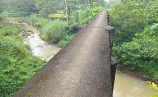 Jos! Jembatan Irigasi Belanda di Nguntoronadi Wonogiri Masih Kokoh