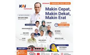 Undang Wali Kota - Menhub, KCI Sapa Pengguna KRL Jogja-Solo via Webinar