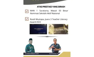 Wah! MAN 1 Solo Raih 2 Prestasi Festival Literasi Nasional, Apa Saja?