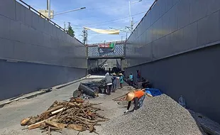 Rencana Dibuka Besok, Begini Proses Akhir Perbaikan Underpass Makamhaji