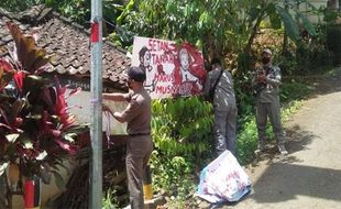 Aparat Kembali Datangi Wadas, Satpol PP Copoti Banner Penolakan Batu Andesit