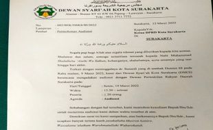 DSKS Minta Audiensi dengan DPRD Solo Soal Terduga Teroris di Sukoharjo