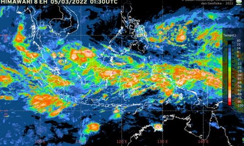 Prakiraan Cuaca Soloraya Sabtu, 5 Maret 2022: Berawan - Hujan Sedang