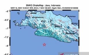 Gempa Cianjur 5,5 Magnitudo Terasa hingga Jakarta