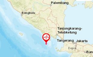 Gempa Guncang Lampung, Belum Ada Laporan Kerusakan