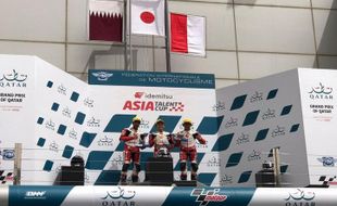 Keren, Pembalap Binaan Astra Honda Kibarkan Merah Putih di IATC Qatar