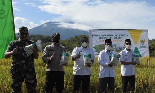 Baznas Sragen Bantu 30 Petani Beras Organik Putus Rantai Tengkulak