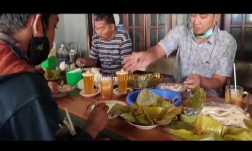 Viral! Rampok Makan Bareng Polisi di Sukoharjo