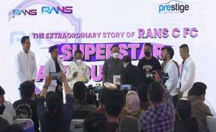 Hadiri Ultah RANS Cilegon, Kaesang Guyoni Raffi Ahmad Soal Suporter