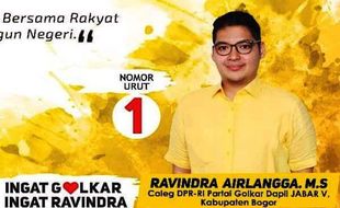 Profil Ravindra Airlangga, Anak Ketum Golkar Gantikan Ichsan di DPR RI