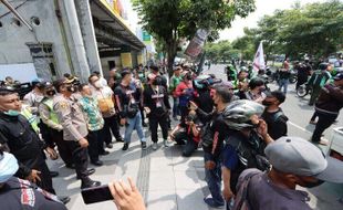 Temui Driver Ojol saat Demo di Surabaya, Ini Kata Dirjenhubdat