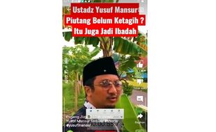 Yusuf Mansur: Piutang Belum Ketagih Itu Ibadah Asal Sabar