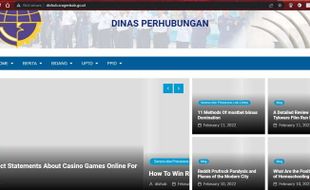 Situs Dishub Sragen Tampilkan Artikel Games Casino, Dibajak?