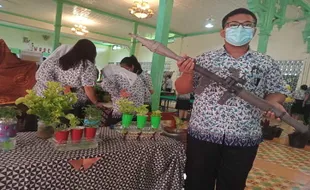 Keren, SMA Warga Solo Pamer Kreasi dari Hidroponik hingga Barang Bekas