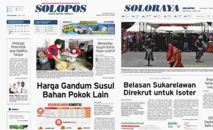 Solopos Hari Ini: Harga Gandum Susul Bahan Pokok Lain