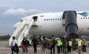 83 Keluarga WNI Ukraina Tiba di Bandara Soekarno-Hatta