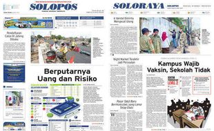 Solopos Hari Ini: Berputarnya Uang dan Risiko