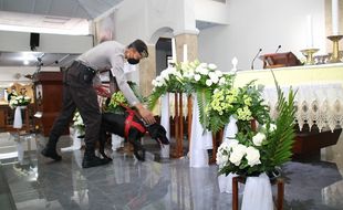 Polres Karanganyar Sterilisasi Gereja di 17 Kecamatan