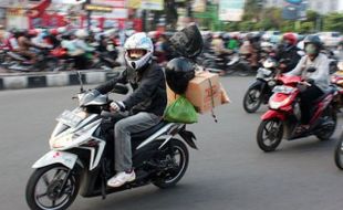 Alasan Perantau Asal Soloraya Pilih Mudik Naik Sepeda Motor: Murah 