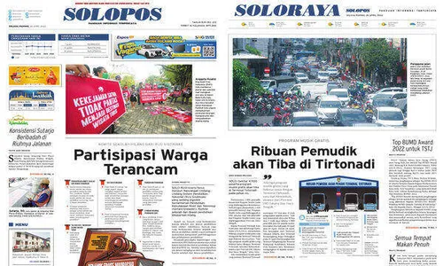 Solopos Hari Ini: Partisipasi Warga Terancam