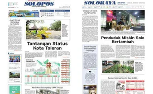 Solopos Hari Ini: Tantangan Status Kota Toleran