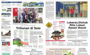 Solopos Hari Ini: Triliunan di Solo