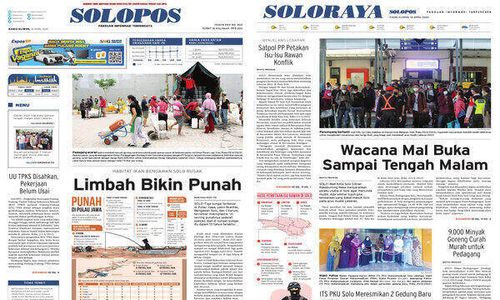 Solopos Hari Ini: Limbah Bikin Punah