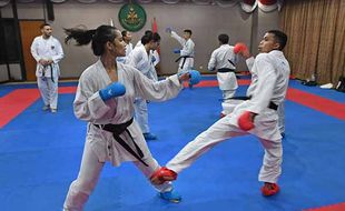 Target 3 Emas, Ini Foto-Foto Pelatnas Karate Indonesia Jelang SEA Games