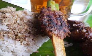 Sate Gapit, Kuliner Daging Dijepit Khas Banyumas